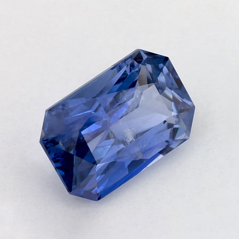 2.94 Carat Radiant Natural Blue Sapphire