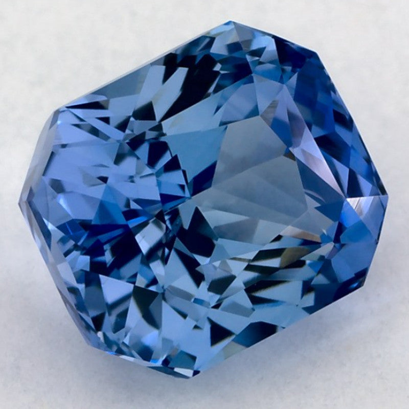 2.99 Carat Radiant Natural Blue Sapphire