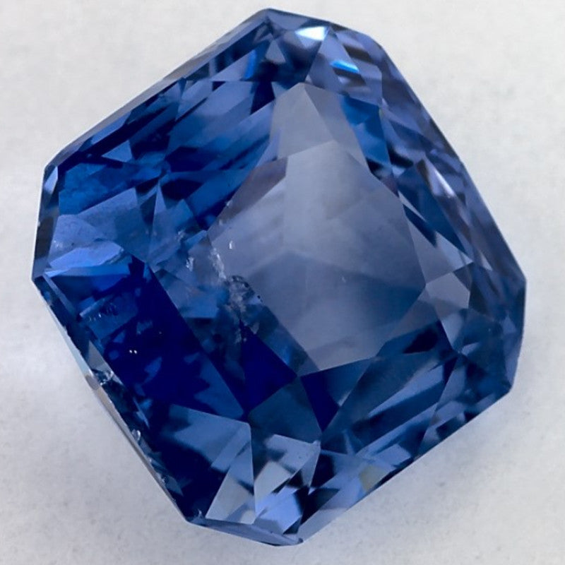 4.00 Carat Radiant Natural Blue Sapphire