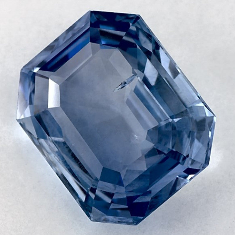 6.74 Carat Emerald Natural Blue Sapphire
