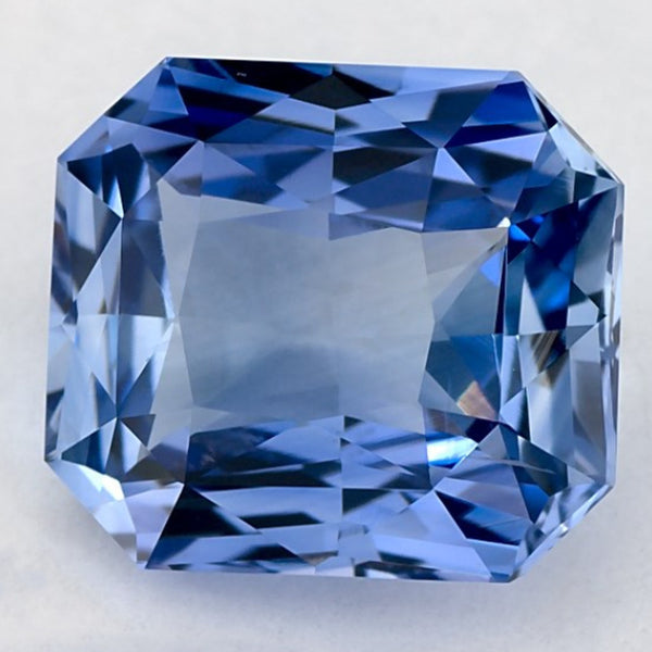 4.17 Carat Radiant Natural Blue Sapphire