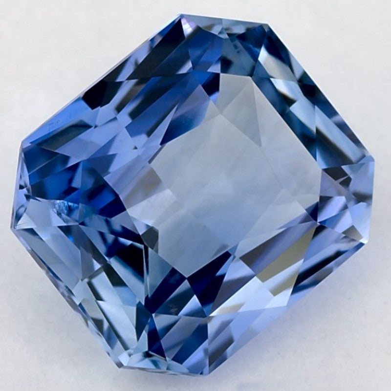 4.17 Carat Radiant Natural Blue Sapphire