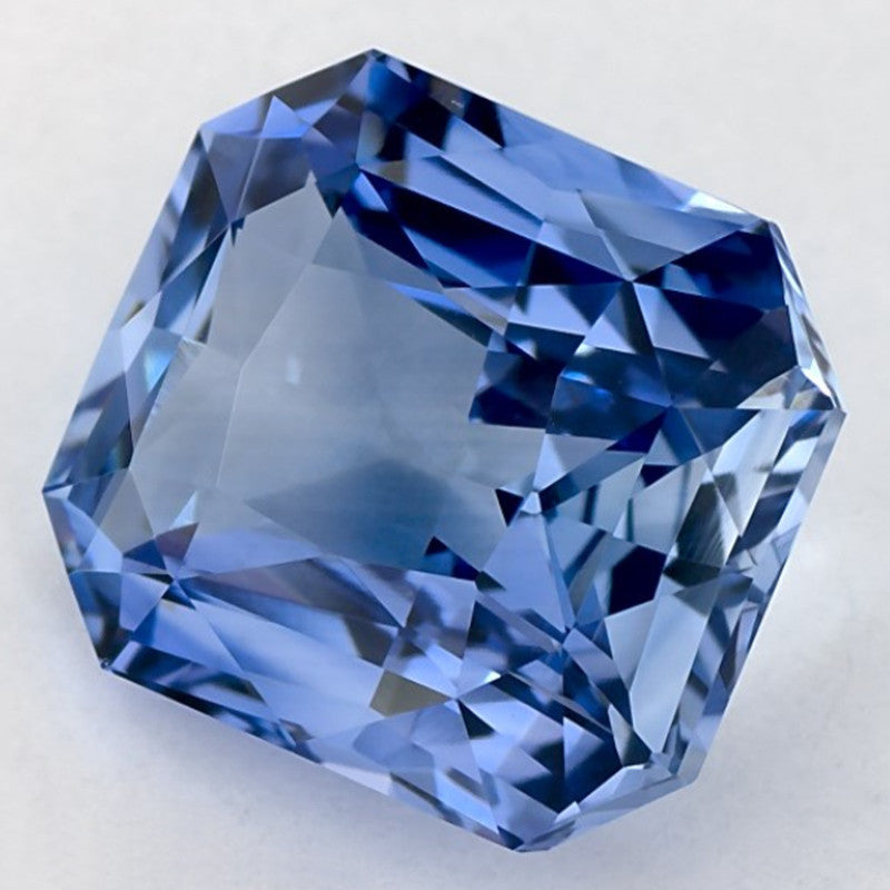 4.17 Carat Radiant Natural Blue Sapphire
