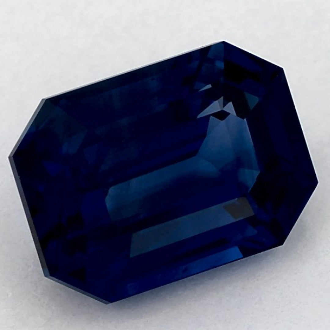 5.69 Carat Emerald Natural Blue Sapphire