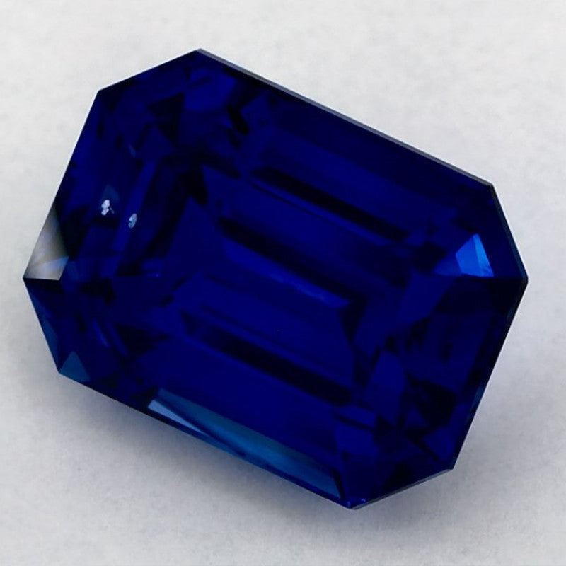 5.93 Carat Emerald Natural Blue Sapphire