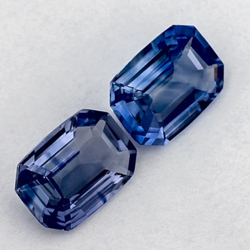 1.64 Carat Emerald Natural Blue Sapphire