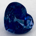 1.12 Carat Heart Natural Blue Sapphire