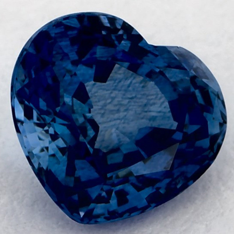 1.16 Carat Heart Natural Blue Sapphire