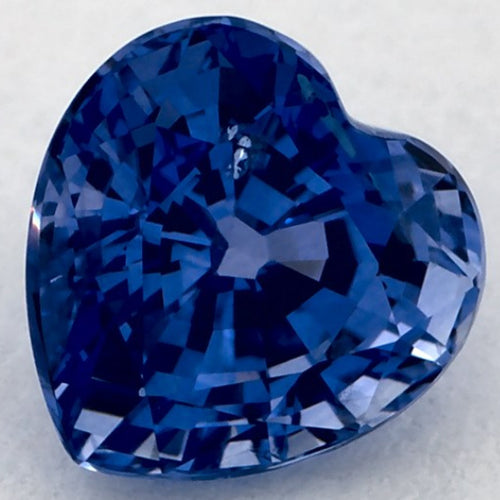 1.17 Carat Heart Natural Blue Sapphire