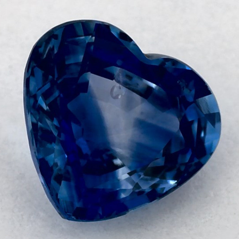 1.25 Carat Heart Natural Blue Sapphire