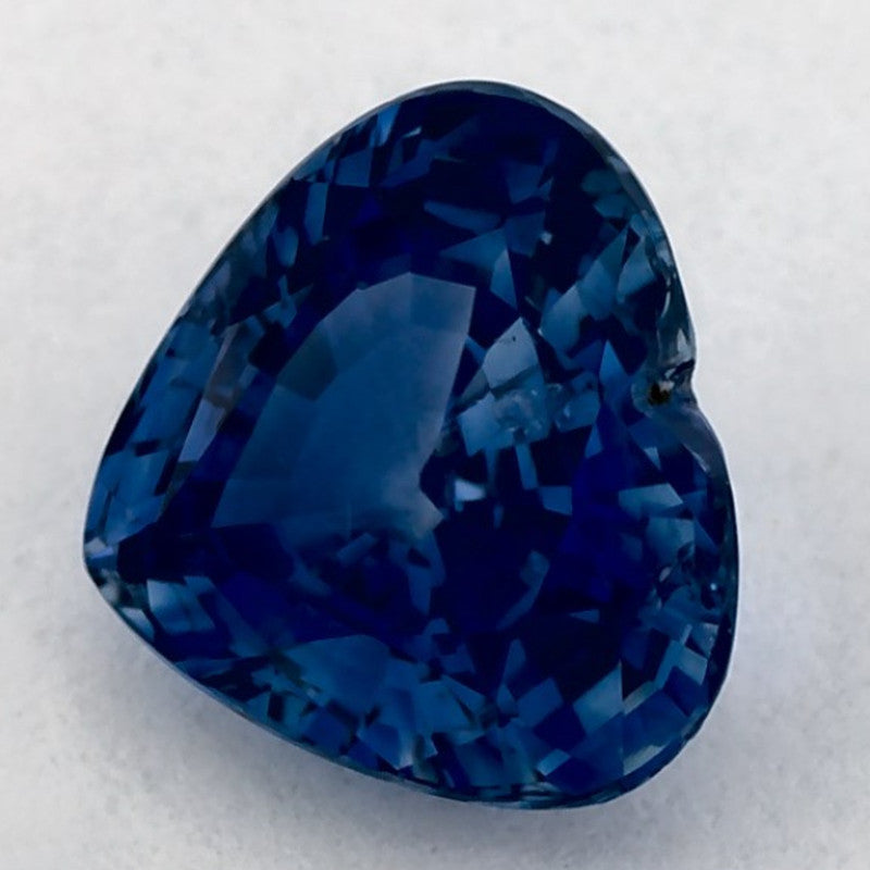 1.25 Carat Heart Natural Blue Sapphire