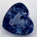 1.36 Carat Heart Natural Blue Sapphire