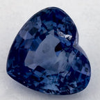 1.36 Carat Heart Natural Blue Sapphire
