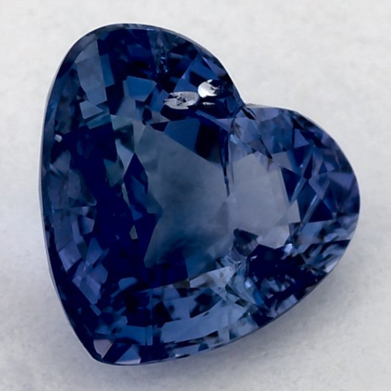 1.36 Carat Heart Natural Blue Sapphire