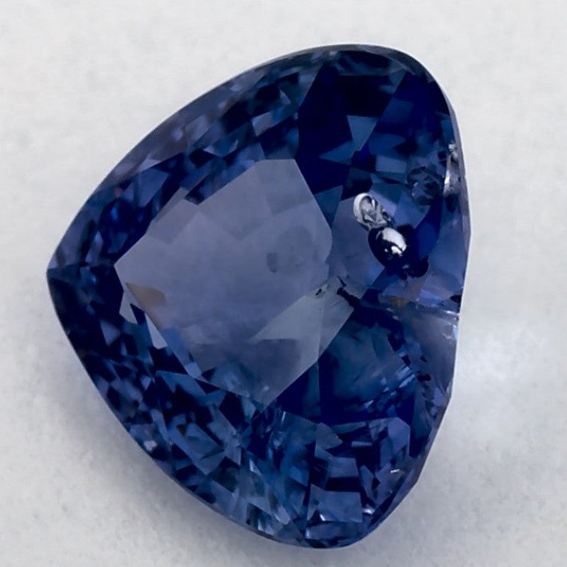 1.36 Carat Heart Natural Blue Sapphire