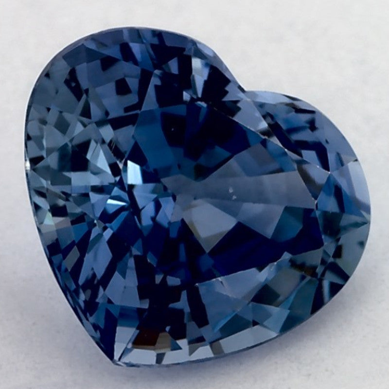1.75 Carat Heart Natural Blue Sapphire