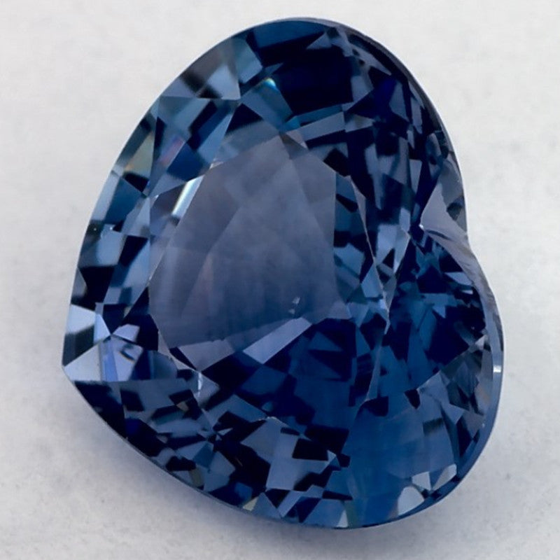 1.75 Carat Heart Natural Blue Sapphire