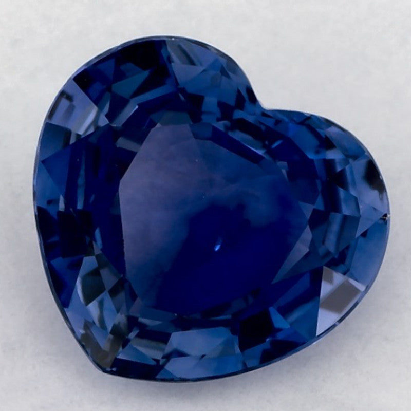 1.76 Carat Heart Natural Blue Sapphire