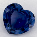 1.76 Carat Heart Natural Blue Sapphire