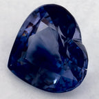 1.53 Carat Heart Natural Blue Sapphire