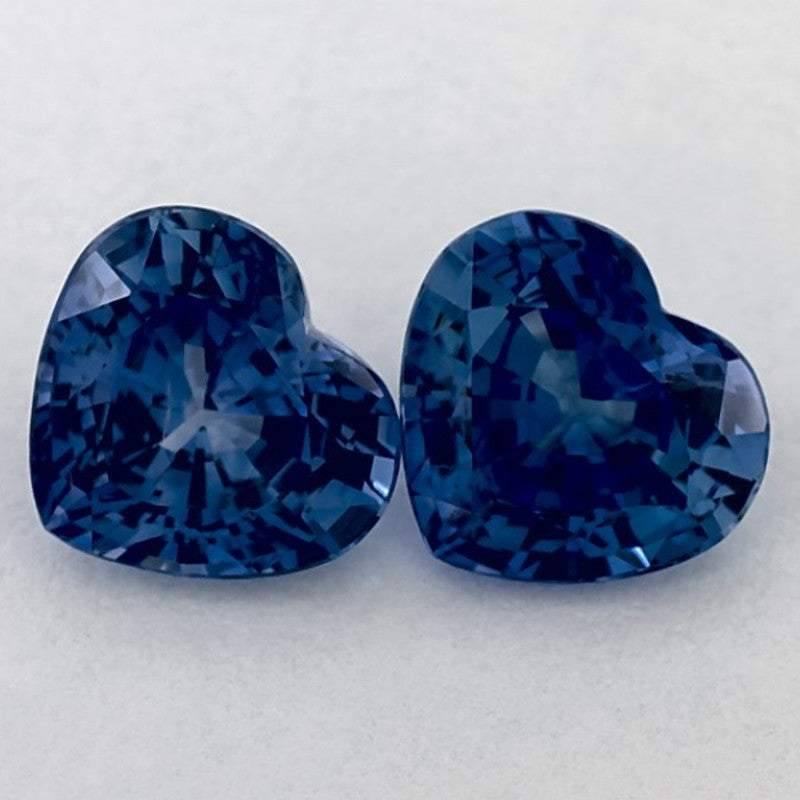 3.29 Carat Heart Natural Blue Sapphire