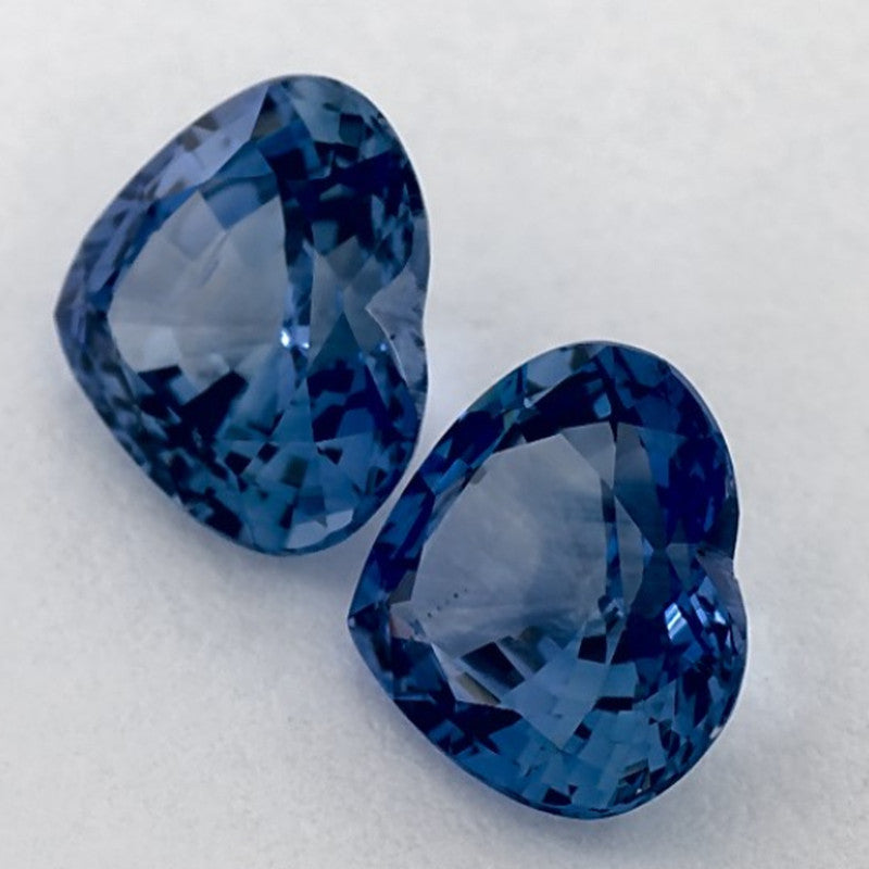 3.29 Carat Heart Natural Blue Sapphire