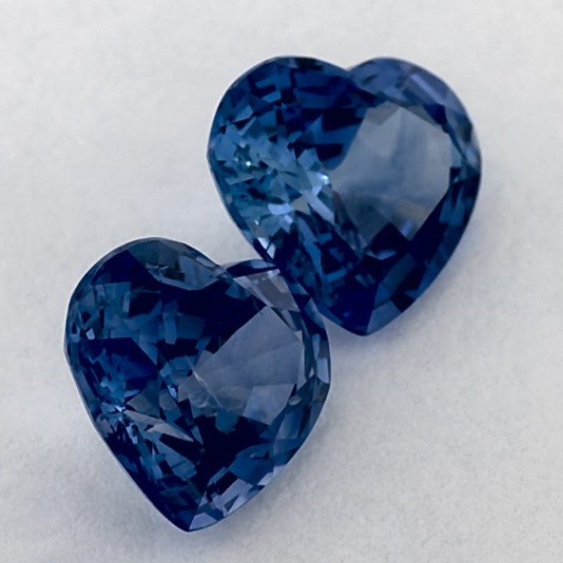 3.29 Carat Heart Natural Blue Sapphire