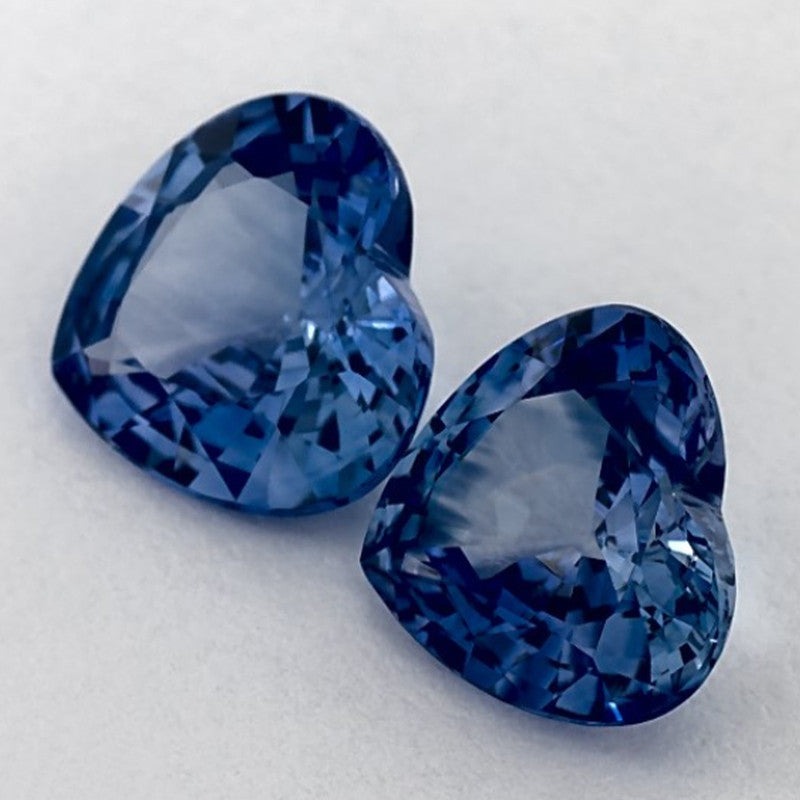 3.87 Carat Heart Natural Blue Sapphire