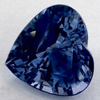 3.73 Carat Heart Natural Blue Sapphire