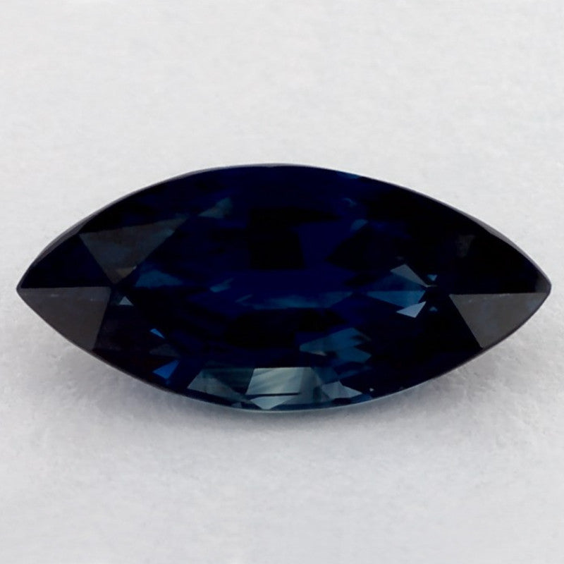 1.24 Carat Marquise Natural Blue Sapphire