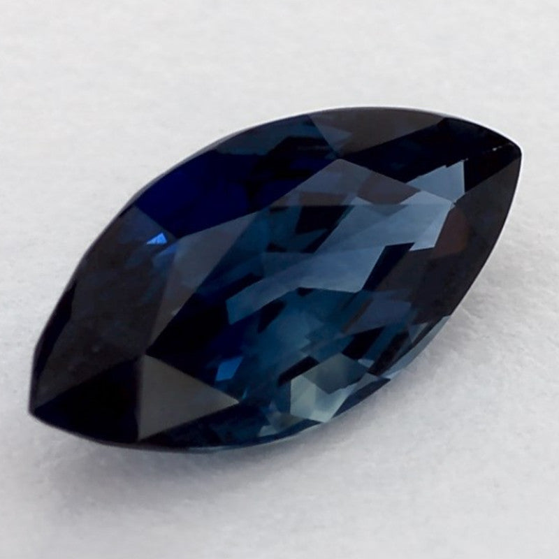 1.24 Carat Marquise Natural Blue Sapphire