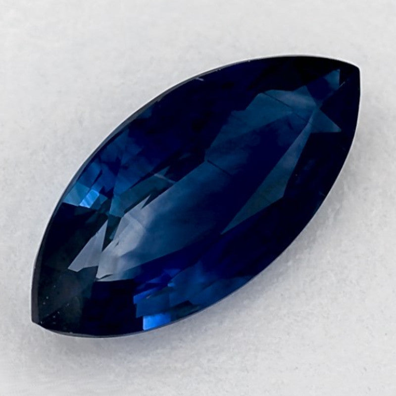 1.29 Carat Marquise Natural Blue Sapphire