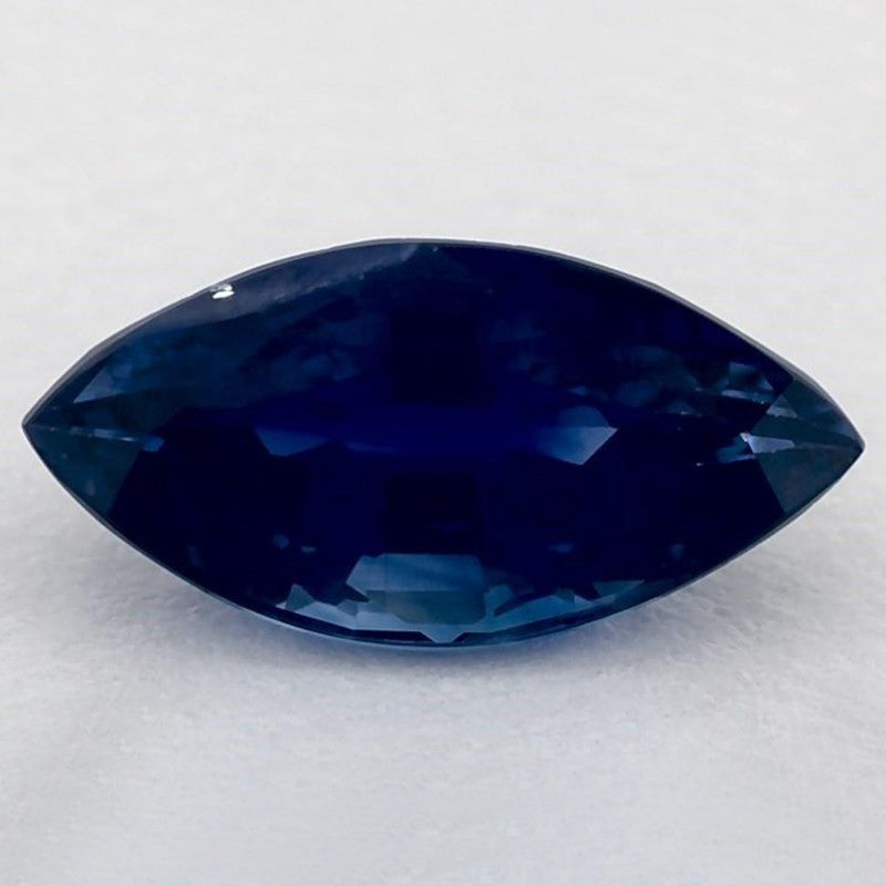 1.43 Carat Marquise Natural Blue Sapphire