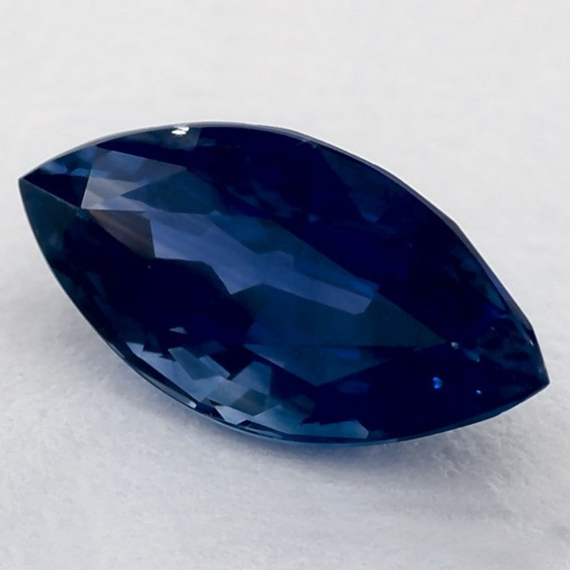 1.43 Carat Marquise Natural Blue Sapphire