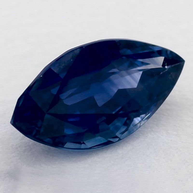 1.43 Carat Marquise Natural Blue Sapphire
