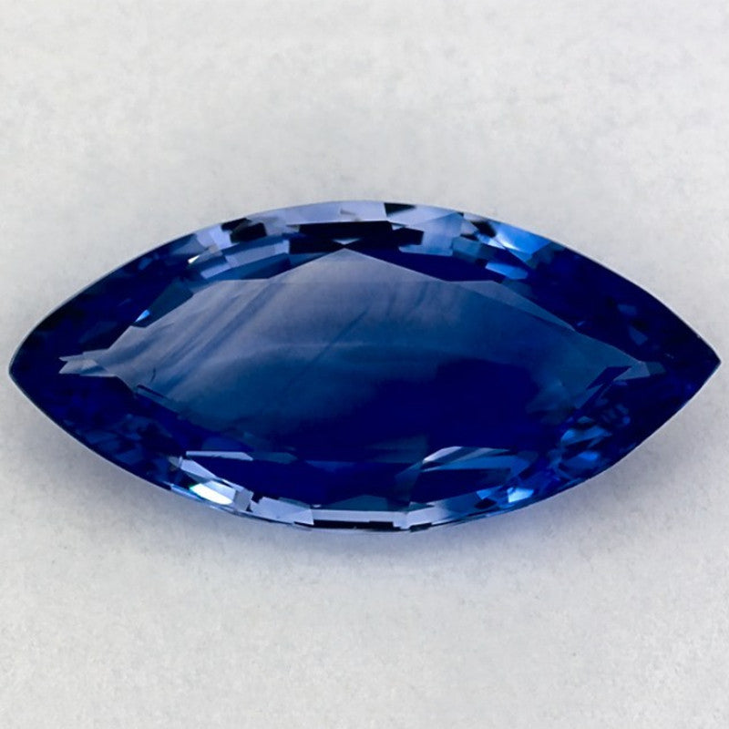 1.46 Carat Marquise Natural Blue Sapphire