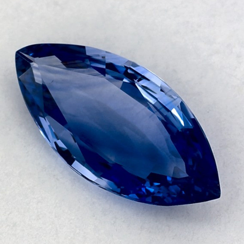 1.46 Carat Marquise Natural Blue Sapphire