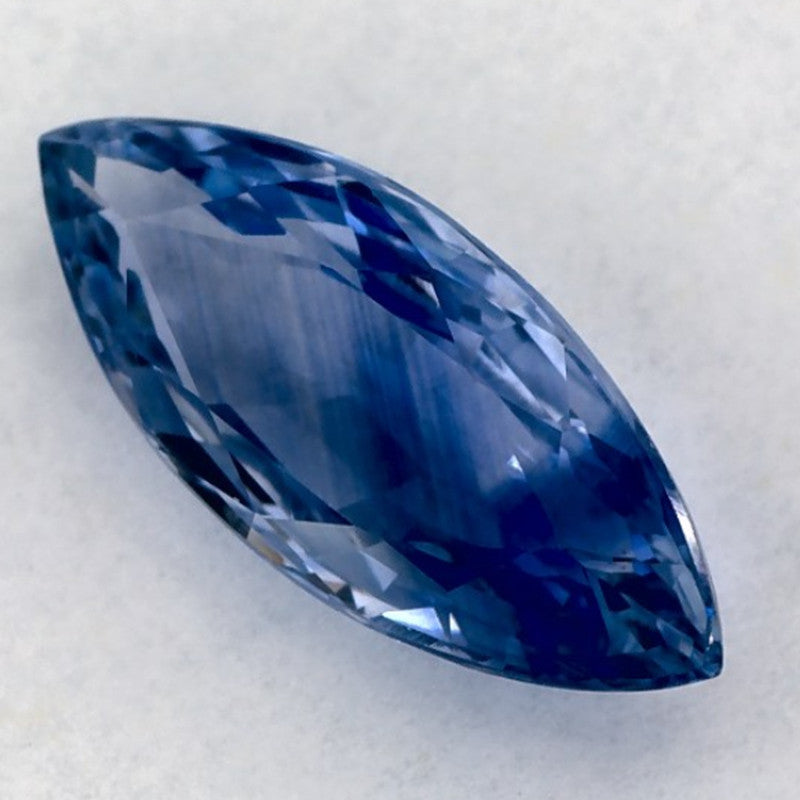 1.72 Carat Marquise Natural Blue Sapphire