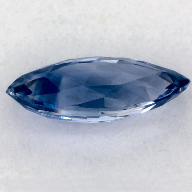 1.72 Carat Marquise Natural Blue Sapphire