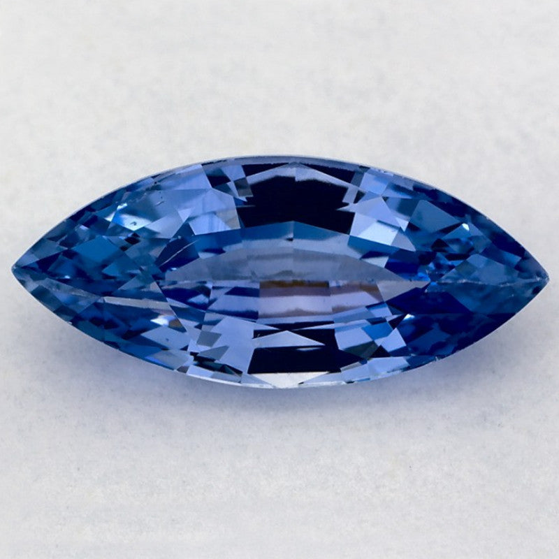 2.87 Carat Marquise Natural Blue Sapphire