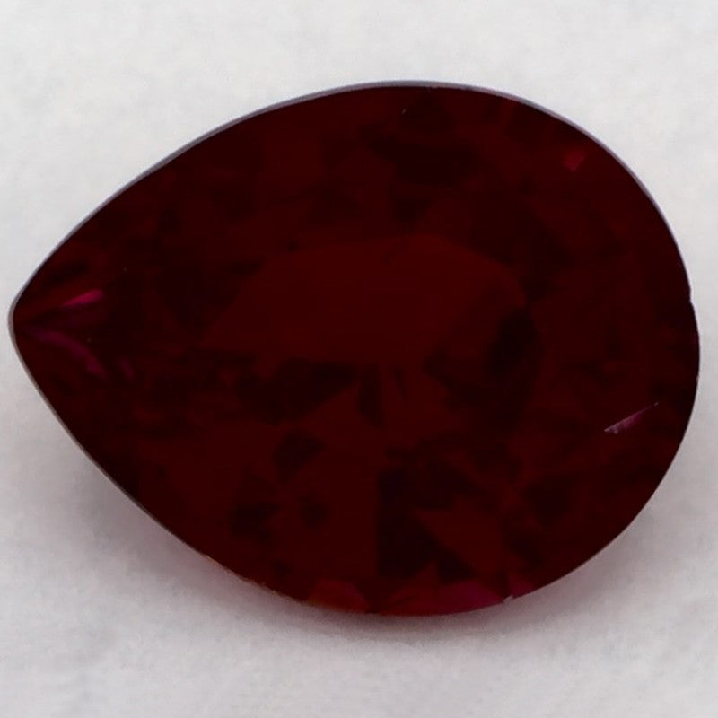 0.91 Carat Pear Natural Pink Sapphire