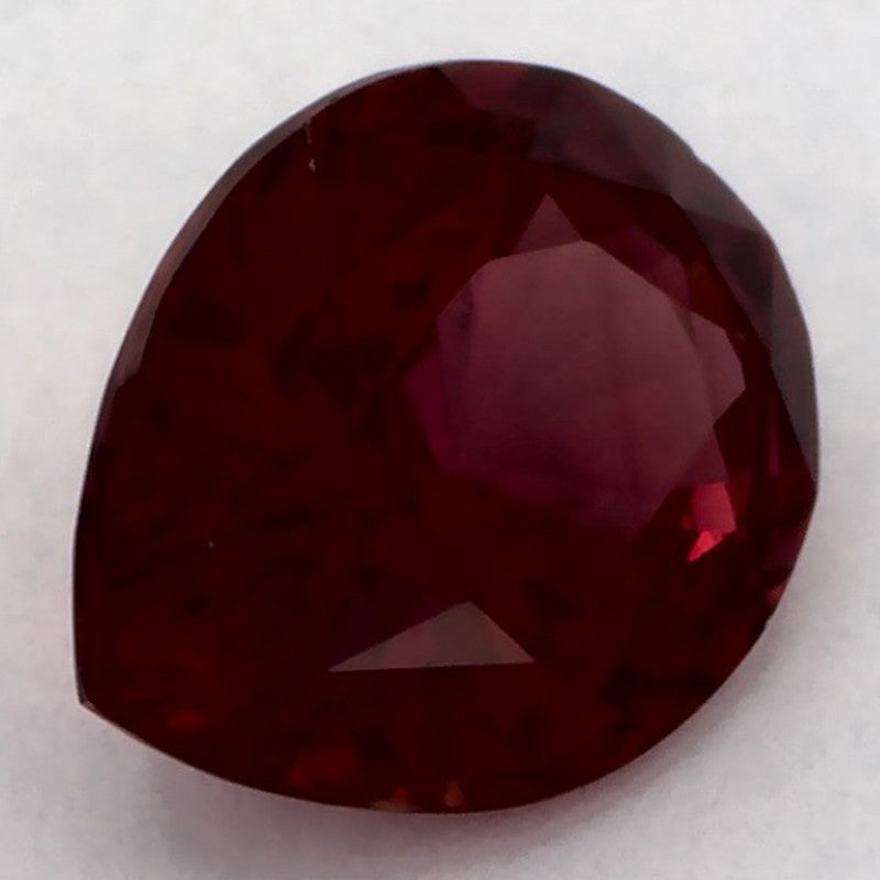 0.91 Carat Pear Natural Pink Sapphire