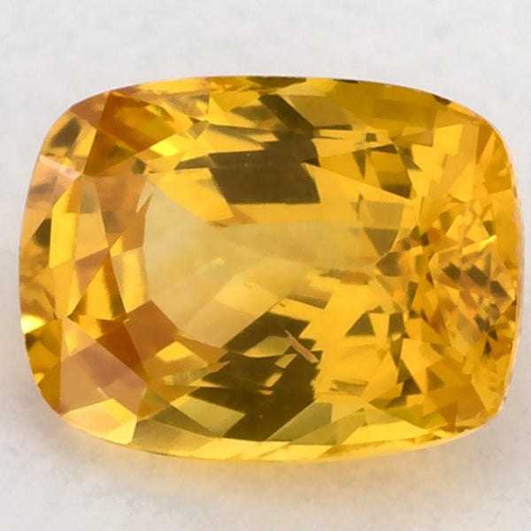 1.15 Carat Cushion Natural Yellow Sapphire