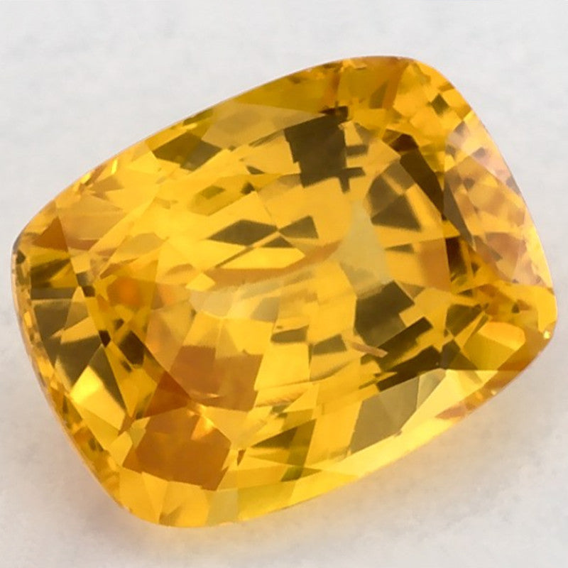 1.15 Carat Cushion Natural Yellow Sapphire