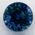 1.04 Carat Round Natural Blue Sapphire