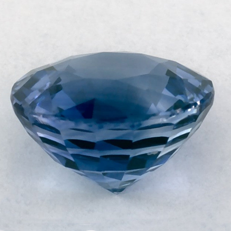 1.04 Carat Round Natural Blue Sapphire