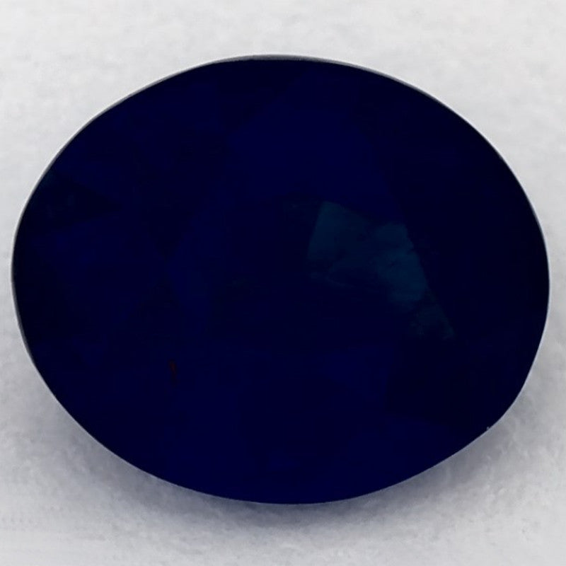 1.56 Carat Oval Natural Blue Sapphire
