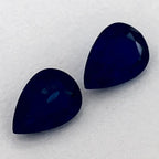 1.26 Total Carat Weight Pear Natural Blue Sapphire