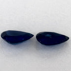1.26 Total Carat Weight Pear Natural Blue Sapphire