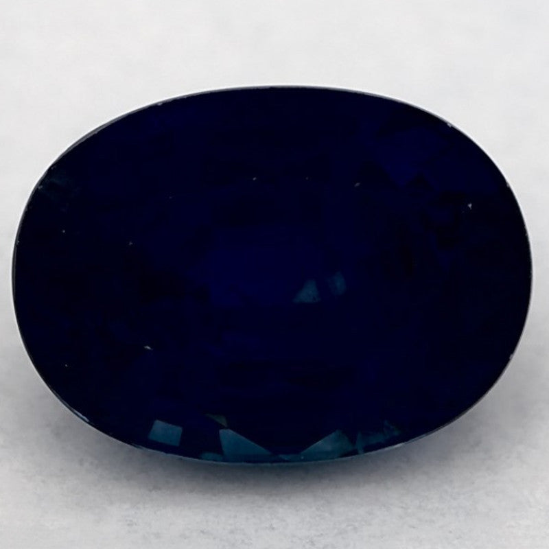 1.46 Carat Oval Natural Blue Sapphire
